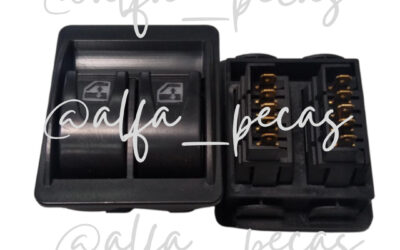 BOTAO VIDRO ELÉTRICO DUPLO MOTORISTA – (CODIGO 107)