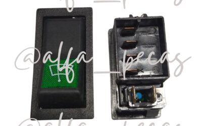 BOTÃO DO LIMPADOR DE PARABRISA DIANTEIRO DA CABINE DE OPERAÇÃO (CÓDIGO N178)